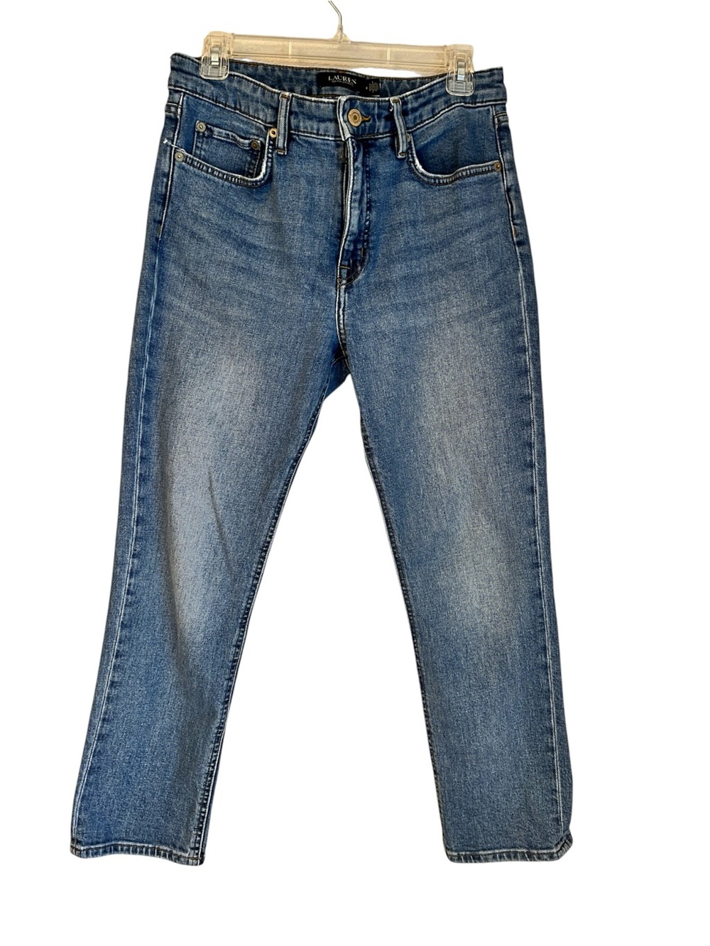 Lauren Ralph Lauren Cropped Straight Leg Jeans size 8